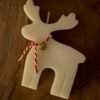 Reno de Navidad Vela decorativa