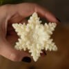 Copo de Nieve Elegante - Vela decorativa